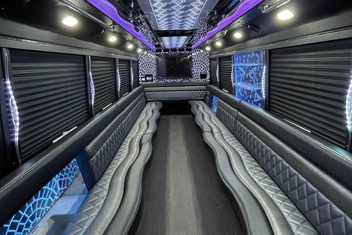 Bloomington Party Bus Interior