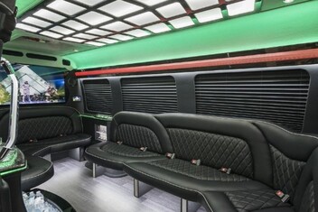 Bloomington Sprinter Party Bus Interior