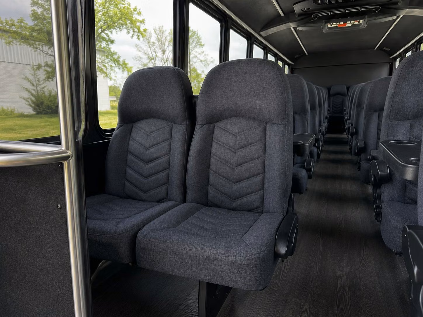 18 passenger minibus interior
