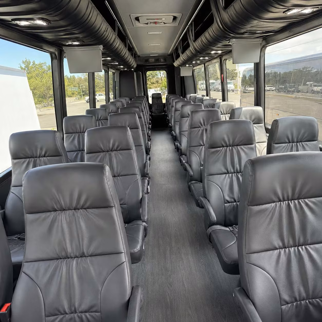 25 passenger minibus interior
