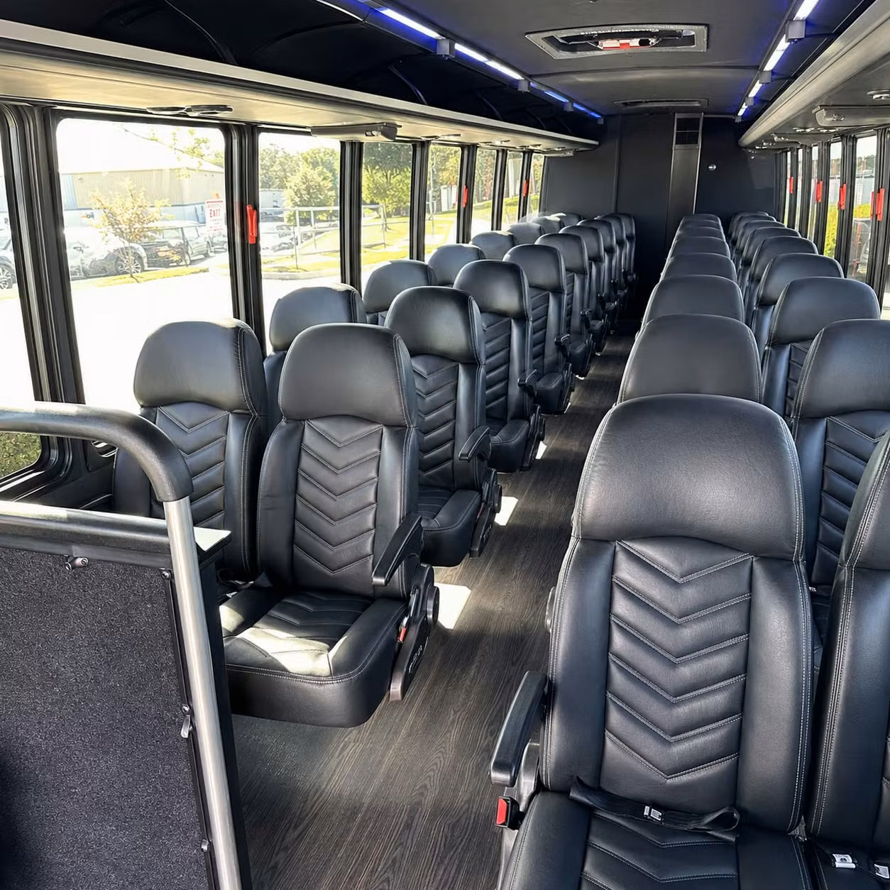 28 passenger minibus inside