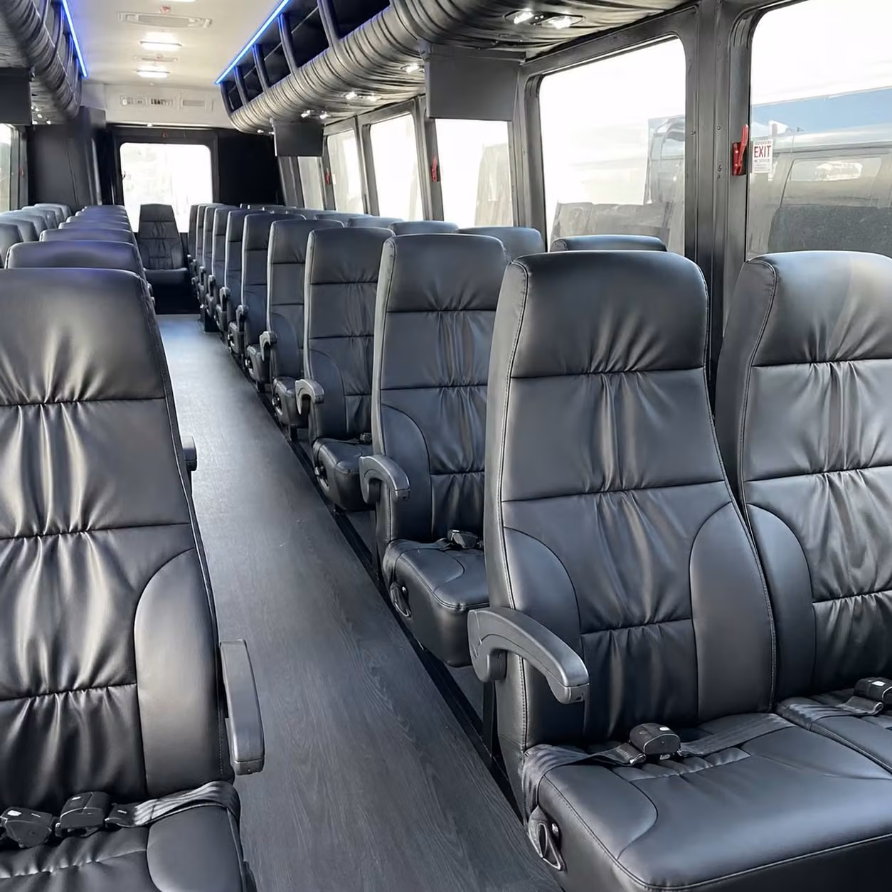 30 passenger minibus inside