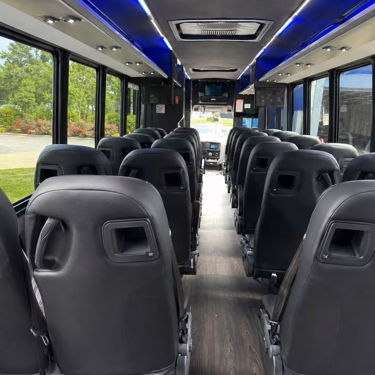 30 passenger minibus interior