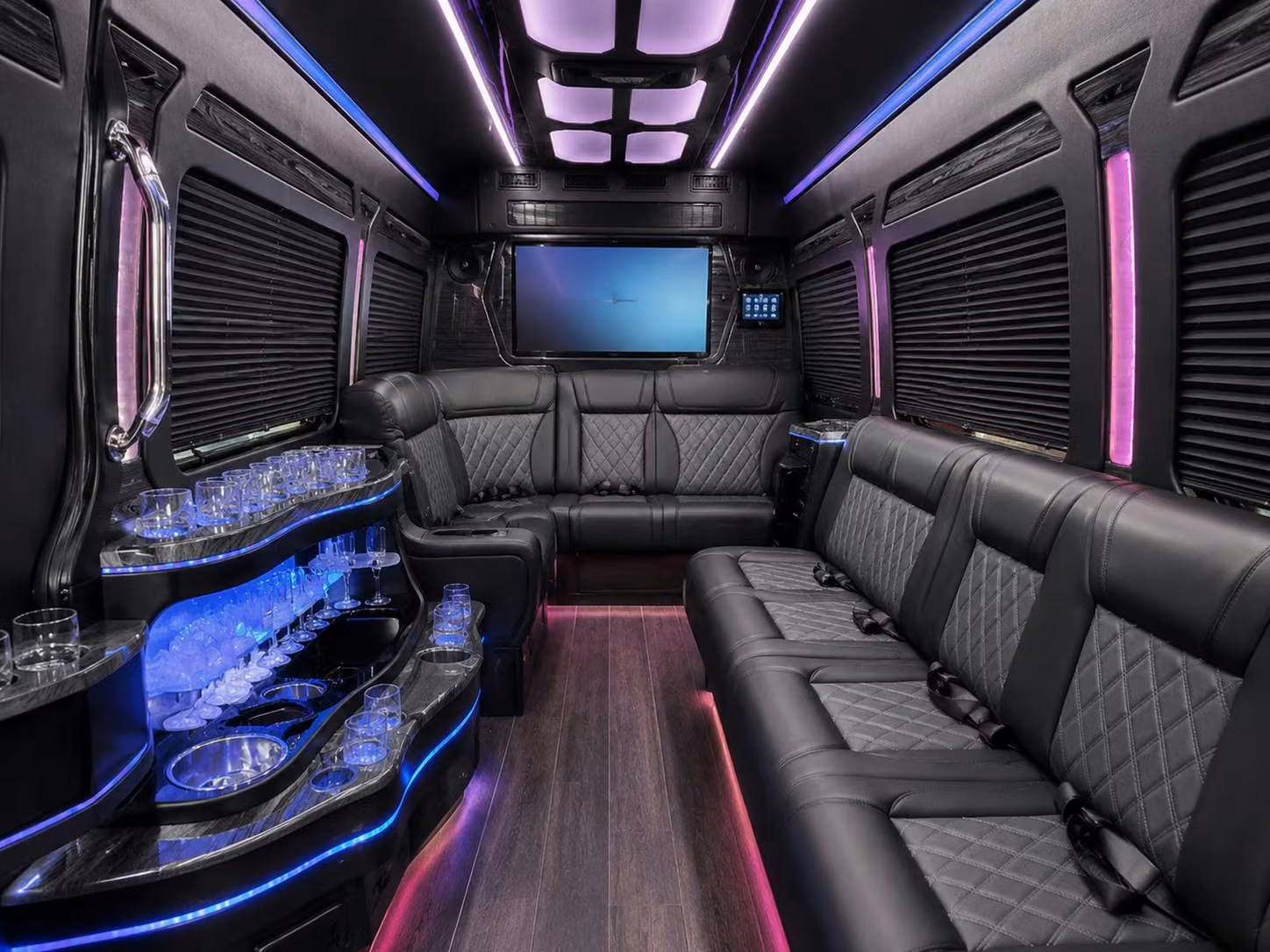 bloomington prom transportation that keeps the whole group together