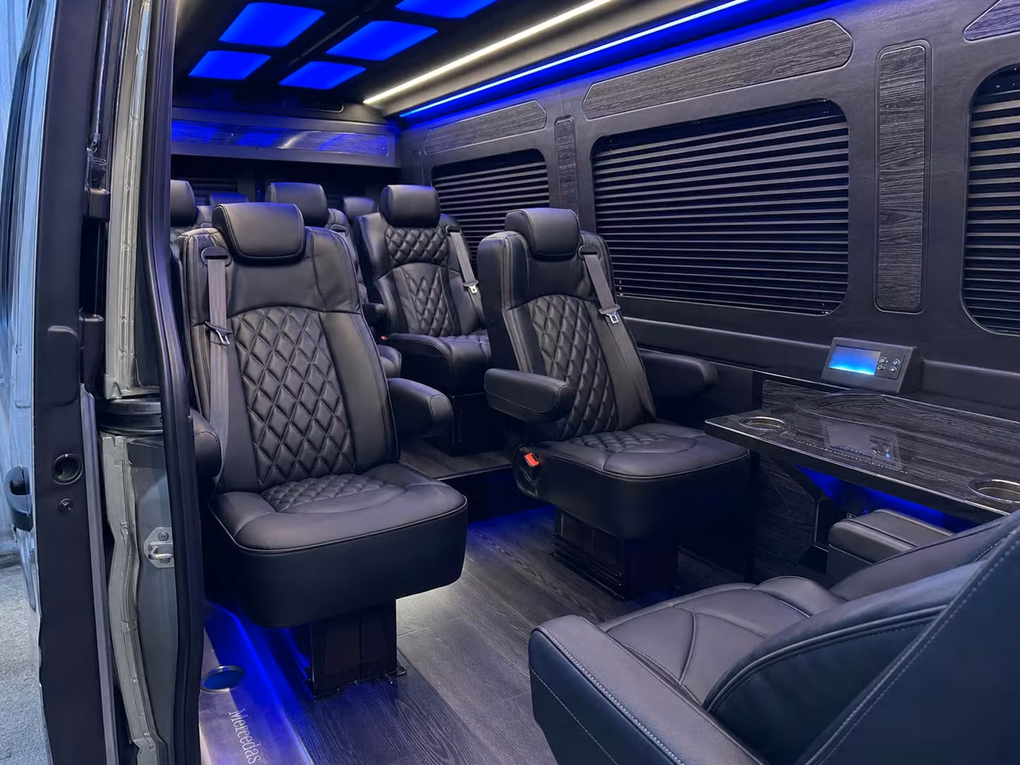 sprinter van transportation for groups and events across bloomington